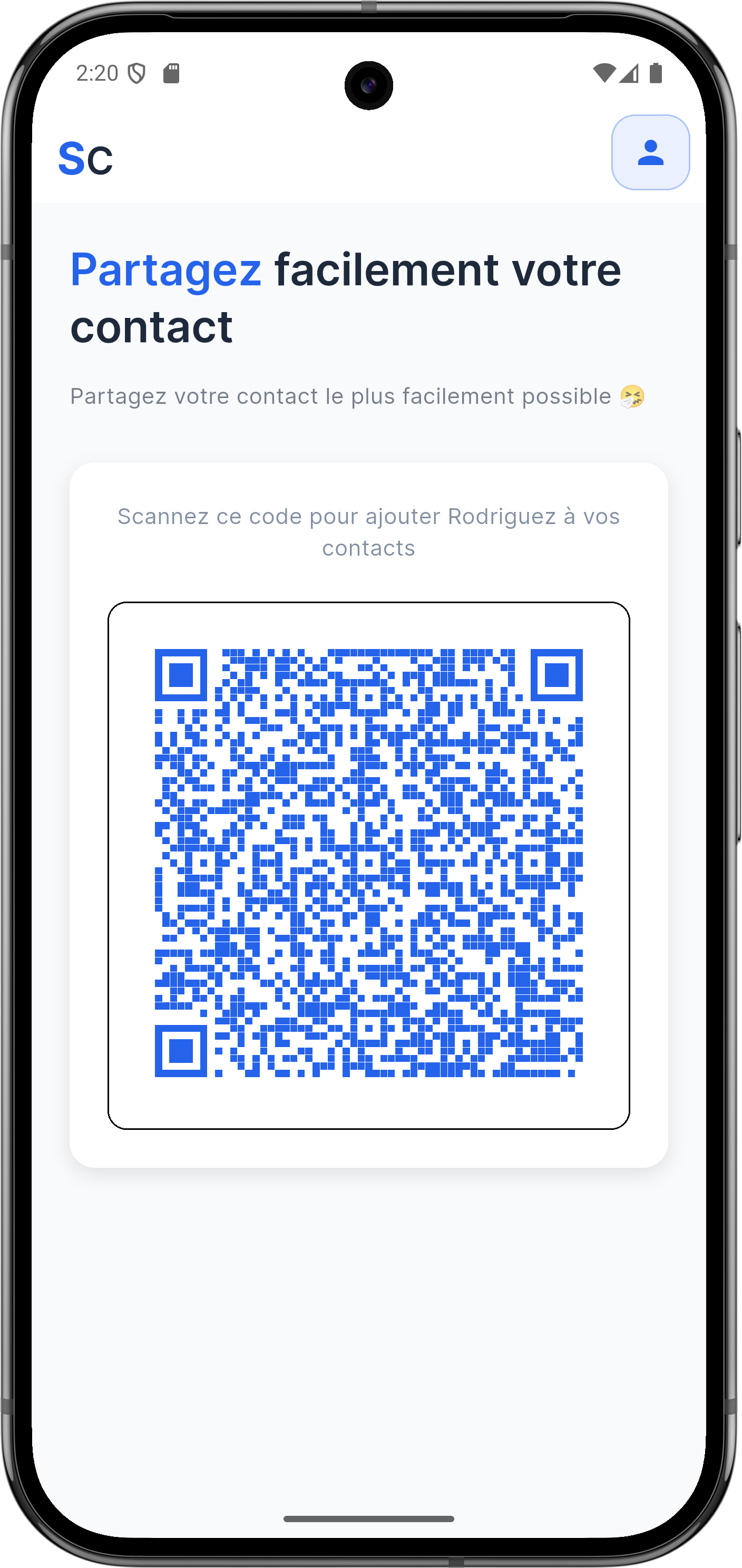 QR Code - Thème Clair